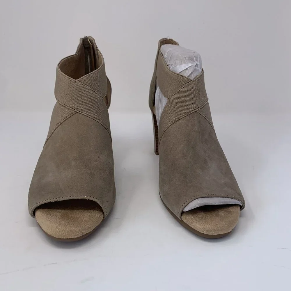 Giani Bernini‎ Averiel 10015405800 Shooties Sandals Women's 8M Taupe Suede S0509